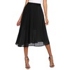 Urban CoCo Women's A Line Elastic Wasit Chiffon Midi Skirt