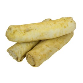 Lucky Premium Treats Rawhide Dog Treats Stubby's for Large Dogs, Plain - Farm Fresh Dog Treats