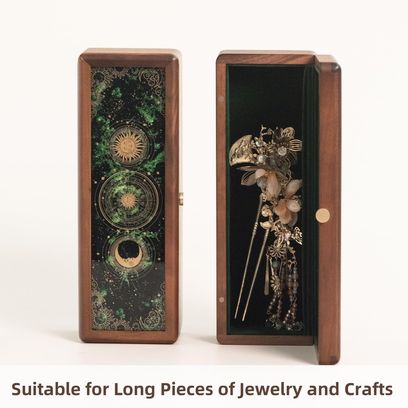 Solid Wood Jewelry Organizer Box,Decorative Box,Small Wooden Box