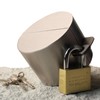 Outdoor Faucet Spigot Lock with Metallic Stainless Steel Gate Valve