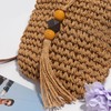 NEWROGENG Handwoven Straw Bag for Women Vacation, Boho Beach Purse
