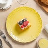 HOMBENE Heartbeat Dinner Plates Set of 6, 10.5", Porcelain Plate,
