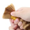 Honey Blonde Human Braiding Hair 3 Bundles 16 16 16