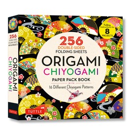 Origami Chiyogami Paper Pack Book: 256 Double-Sided Folding Sheets (Includes Instructions for 8 Models)