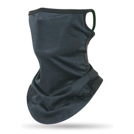 DaLaCa Face Cover, UV Protection, Summer, Cooling Sensation, Sun Protection, UPF 50+, Women's, Men's, Easy to Breathe, Quick Drying, Ear-hook Type (Dark Gray)