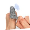 GRIRIW 10Pcs Cut Resistant Finger Cots Durable Thumb Sleeves for
