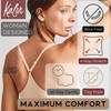 Kalon - Brasier deportivo con espalda cruzada para mujer, 4
