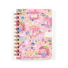 Sanrio 091723 B7 Ring Notebook, Sanrio Characters, 5.0 x 3.9 x 0.6 inches (12.8 x 10 x 1.5 cm), Character