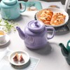 Sweejar 35 oz Porcelain Tea Pot, Teapot with Removable 18/8