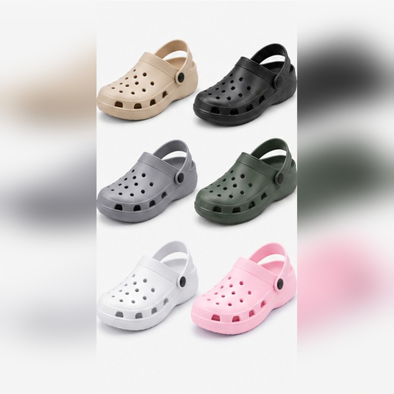 Lightweight EVA Clogs for Summer – Waterproof Anti-Slip Slip-On Shoes