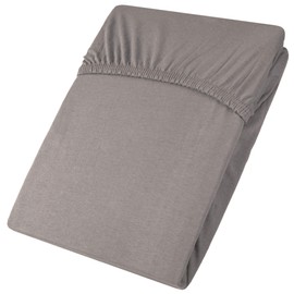 aqua-textil Viana Fitted Sheet Cotton Jersey Sheet Bed Sheet Duvet Cover