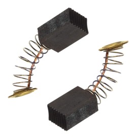 SPARES2GO Carbon Brushes Set for Makita Belt Sander 6mm x 9mm x 12mm (Pack of 2)