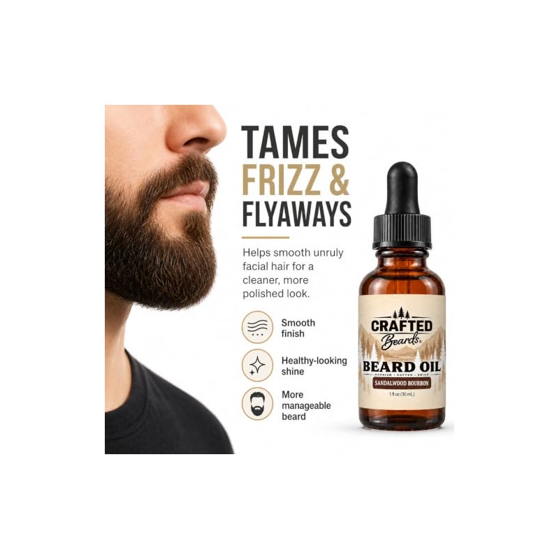 Crafted Beards Aceite Para Barba Acondicionador De Aceite Para Barba