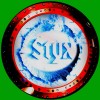 STYX BAND TWO DOUBLE SIDES KEYCHAINS