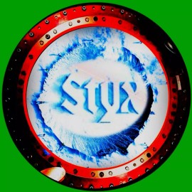 STYX BAND TWO DOUBLE SIDES KEYCHAINS