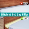 Bed Gap Filler, High Density Foam Mattress Extender for Headboard/Wall