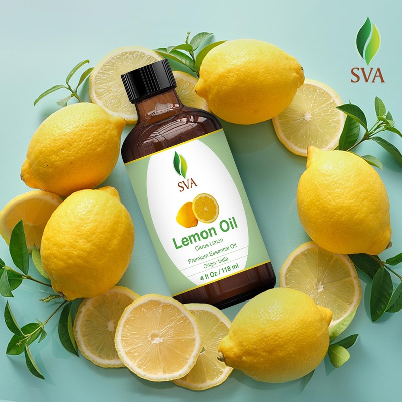 SVA Lemon Essential Oil – 4 Fl Oz – 100%