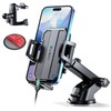 SUUSON Upgraded 3-in-1 Car Phone Holder Mount [Powerful Suction] Phone