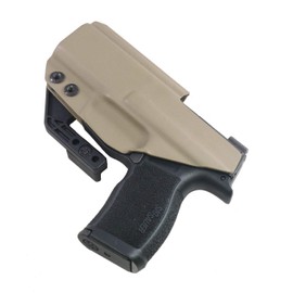 FDO Industries IWB Kydex Holster Compatible with Sig P365XL -Discreet Carry Concepts 1.5" Metal Monoblock Gear Clip - Optic Cut - The Paladin Series - Made in USA (Flat Dark Earth)