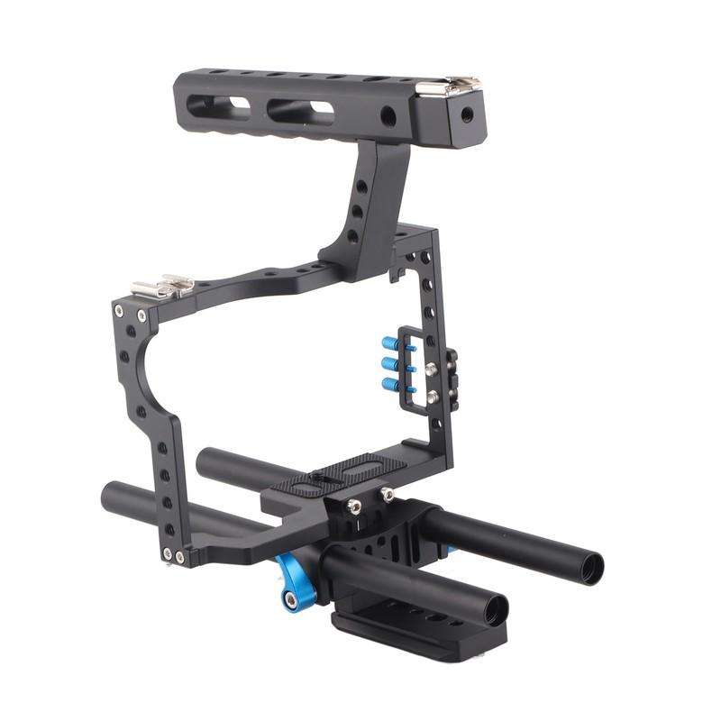 Aluminum Camera Cage Rig with Top Handle for A7 A7II
