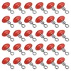 PATIKIL 0.7"x0.5" Cross-Line Fishing Swivels & Bead, 30Pcs T Shape
