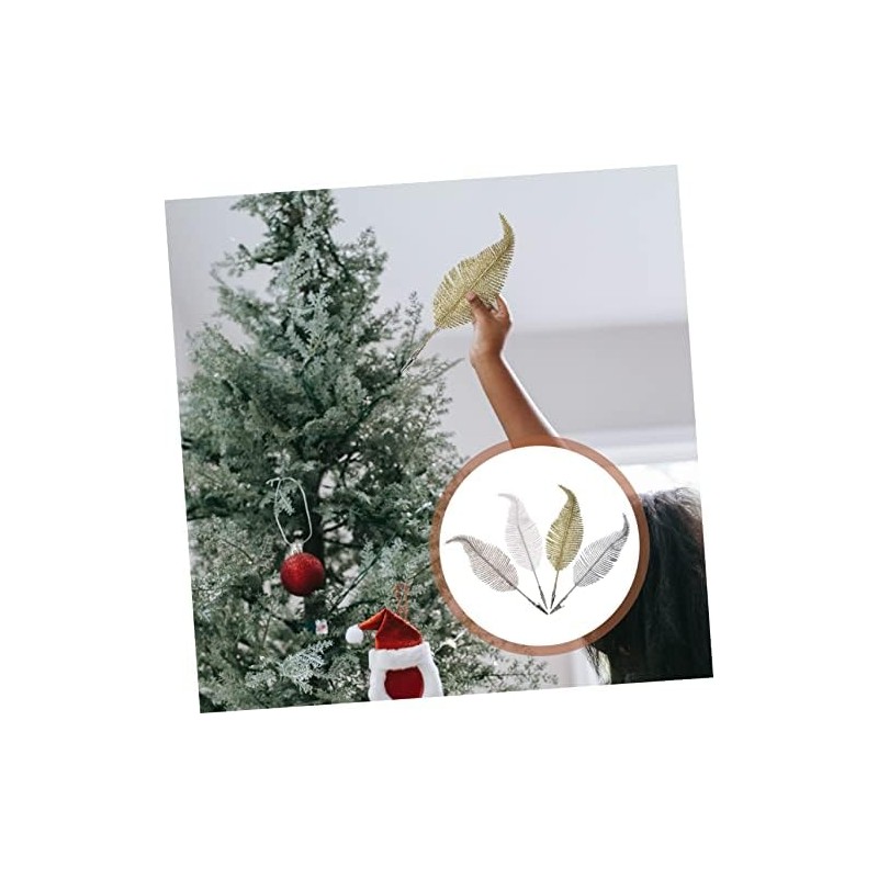 ORFOFE 4piezas Adornos Navideños De Artificiales para Decoración De Árbol