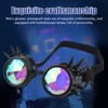 Steampunk Goggles Retro PC ABS with Elastic Band Kaleidoscope Rave