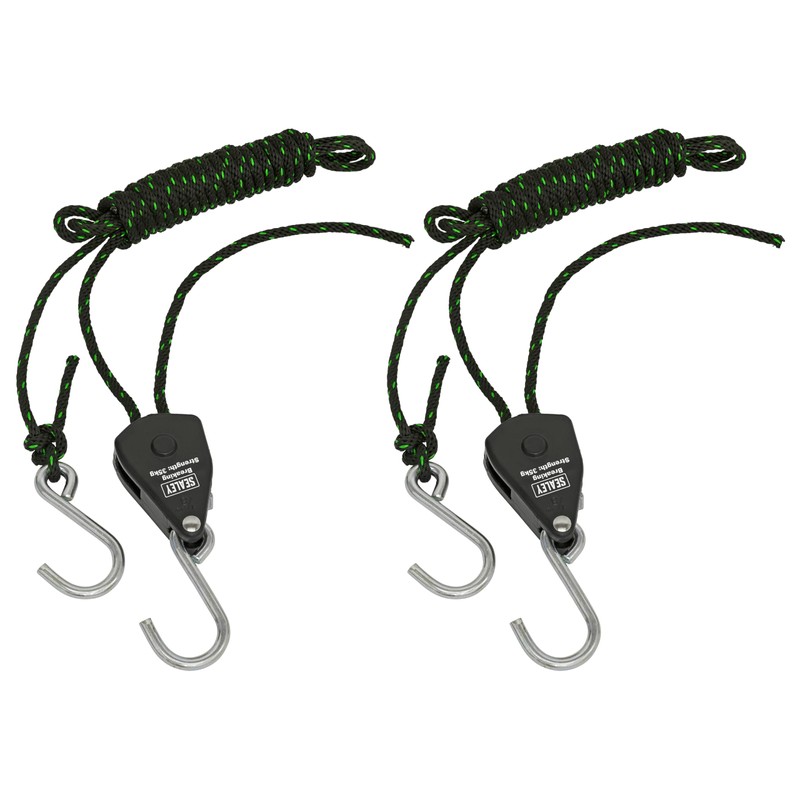 Sealey Ratchet Parts Hanger/Tie Down 2m with S-Shaped Hooks -