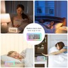 LED Digital Clock Luminous Electronic Alarm Clock Mirror Surface Night