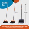 CLEANHOME Heavy Duty Broom with Dustpan Combo Set Indoor and