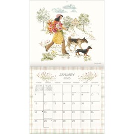 Lang, Blissful Moments 2026 Wall Calendar by Lisa Audit, 13.4'' X 12'', 12-Month Calendar with Stapled Binding