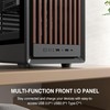FOIFKIN M1 PC Case -Walnut Front pane Pre-Installed 4 PWM