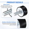 sourcing map 2Pcs M8 Thread Rubber Mounts, Vibration Isolators, Cylindrical