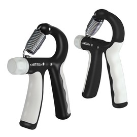 Fantecia Hand Grip Strengthener for Kids and Youth, Adjustable Resistance Hand Gripper 11-45Lbs, Hand Grips for Strength Training, Stress Relief Grip (Black-2 Pack)