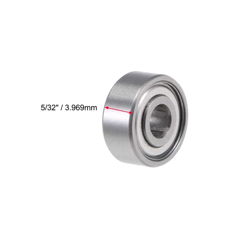sourcing map Pack of 10 R2ZZ Ball Bearings Deep Groove