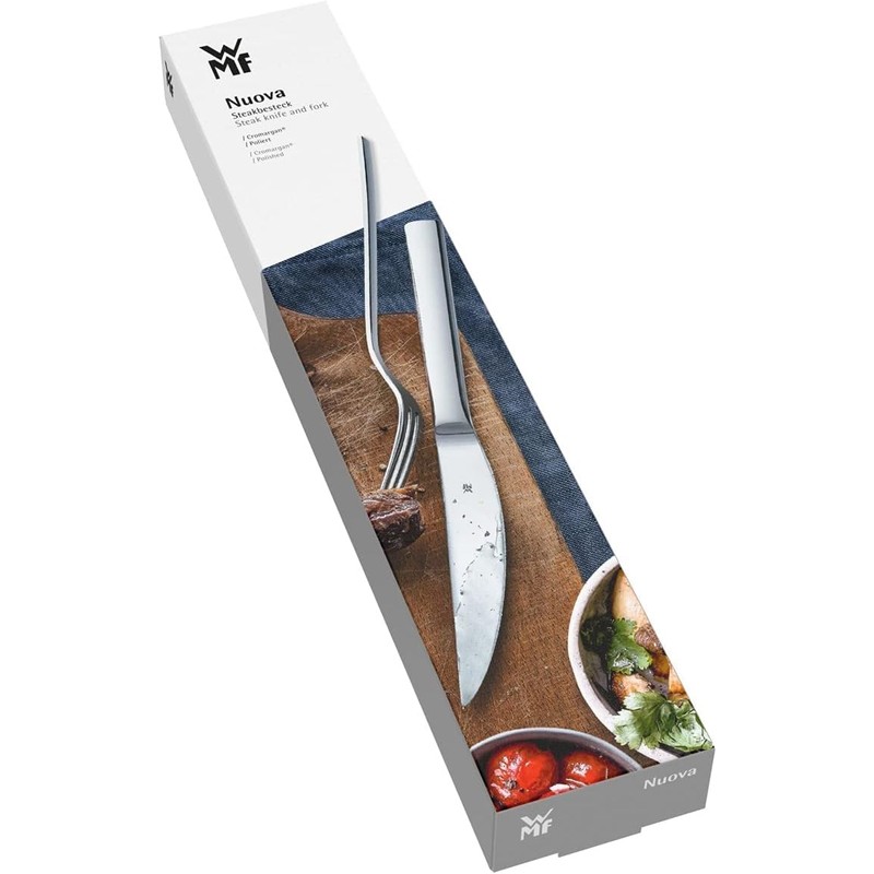 WMF Nuova Steak Cutlery Set 2-Piece with Engraving of Your