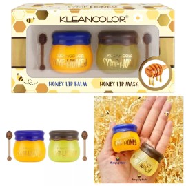 Kleancolor HONEY LIP BALM & LIP MASK Set - Lip Treatment, Lip Care Set *NEW*