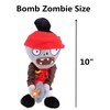 BASHERISE 3 PCS PVZ Plant and Zombies Plush Sets Toys