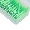 60Pcs Interdental Brush Practical Slim Braces Cleaner with PP Handle