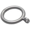 Merriway BH03181 (8 Pcs) Plastic Curtain Drapery Pole Rod Rings