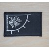 RAVEN BANNER FLAG VIKING ODIN EMBLEM TACTICAL NORDIC HOOK BLACK