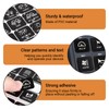 Switch Panel Sticker Kit for 6/8/12 Gang Control Button -