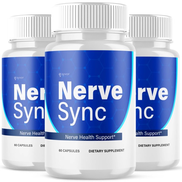 Syvor (3 Pack) Nerve Sync Nootropic All Natural Super Brain