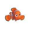WiggleWalls 4 Inch Clownfish Clown Fish Finding Dory Nemo 2 Movie Removable Peel Self Stick