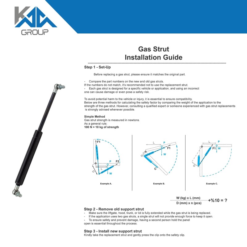 Universal Gas Struts Spring Ball Joint | 100-1000 Newton |