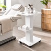 3-Tier Salon Rolling Cart for Tool Storage – Aluminum Beauty