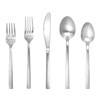 Fortessa Arezzo 18/10 Stainless Steel Flatware, Serving Spoon, 9.3", Brushed