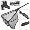 Portable Aluminum Alloy Telescopic Foldng Fishing Landing Net Pole Rubber