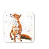 Coaster Fox British Wildlife Hand Painted Animals Coasters Watercolour Art