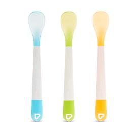 Munchkin Munchkin Munchkin FDMU17287P Fresh Food Spoons Set of 3 / Blue & Green/P